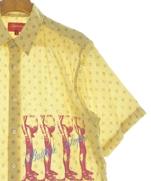Supreme（シュプリーム）カジュアルシャツ 黄 サイズ:S メンズ/2200653268248