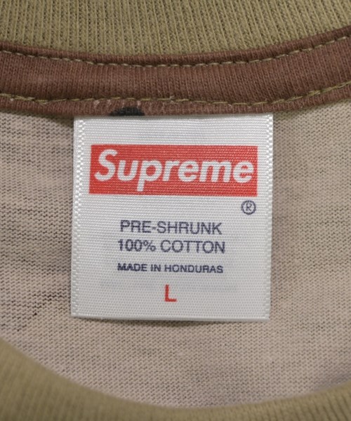 Supreme（シュプリーム）Tシャツ・カットソー ベージュ サイズ:L メンズ/2200658638039