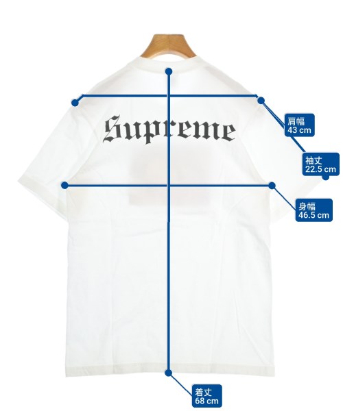 Supreme（シュプリーム）Tシャツ・カットソー 白 サイズ:S メンズ/2200658638060