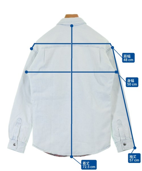 Supreme（シュプリーム）カジュアルシャツ 紺 サイズ:S メンズ/2200658856013