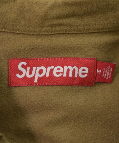 Supreme（シュプリーム）カジュアルシャツ ベージュ サイズ:M メンズ/2200659488114