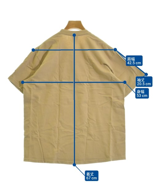 Supreme（シュプリーム）Tシャツ・カットソー ベージュ サイズ:M メンズ/2200659756060
