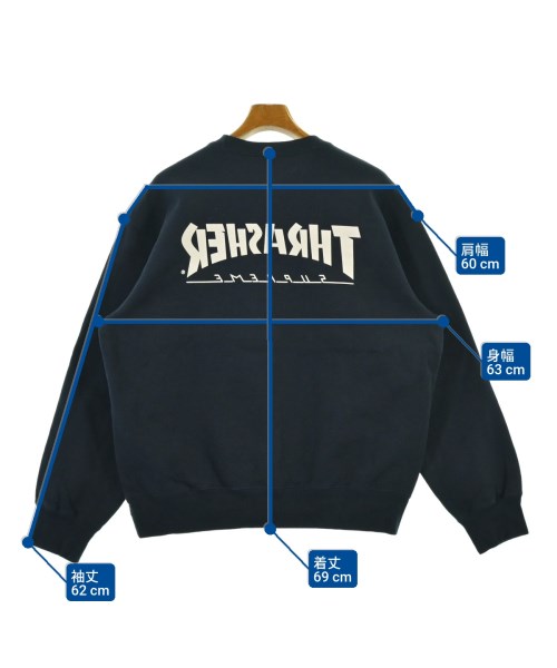 Supreme（シュプリーム）スウェット 紺 サイズ:M メンズ/2200659785077