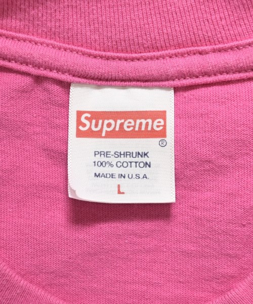 Supreme（シュプリーム）Tシャツ・カットソー ピンク サイズ:L メンズ/2200659803054