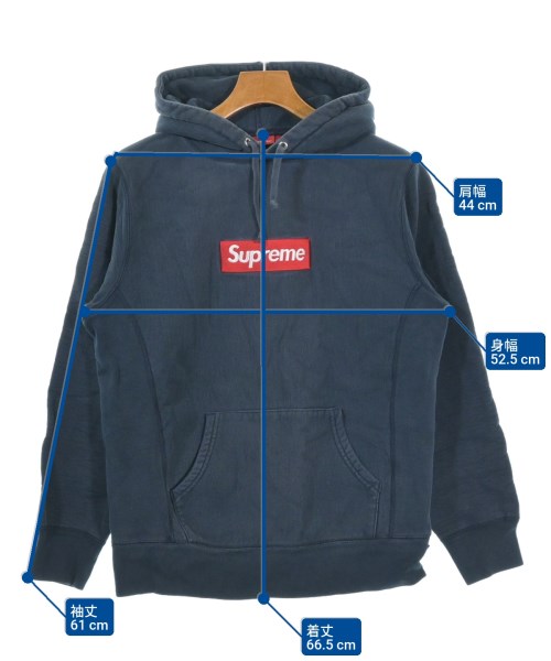 Supreme（シュプリーム）パーカー 紺 サイズ:M メンズ/2200660035024