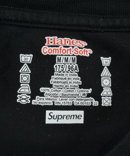Supreme（シュプリーム）Tシャツ・カットソー 黒 サイズ:M メンズ/2200649411115