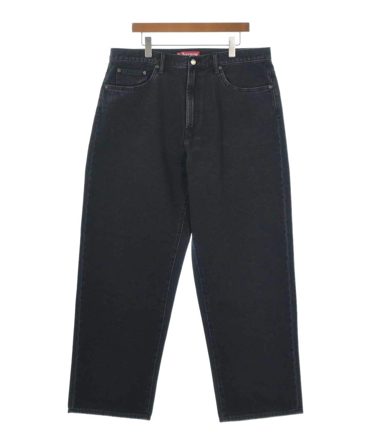 R　supreme シュプリーム　デニム　W36 ブラック　黒 Supreme（シュプリーム）デニムパンツ 黒 サイズ:36(XXL位) メンズ