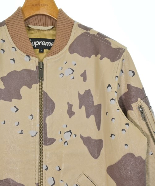 Supreme（シュプリーム）ライダース ベージュ サイズ:S メンズ/2200660647067