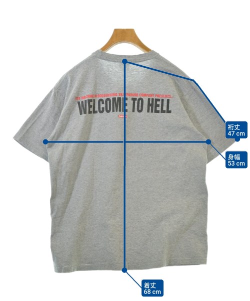Supreme（シュプリーム）Tシャツ・カットソー グレー サイズ:M メンズ/2200660996042