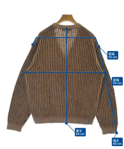 Supreme（シュプリーム）カーディガン 茶 サイズ:M メンズ/2200659178015