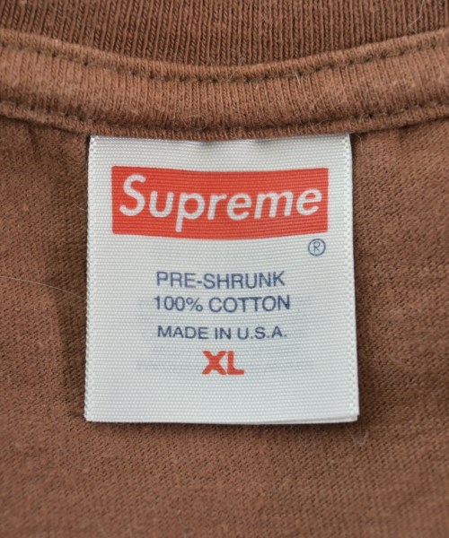 Supreme（シュプリーム）Tシャツ・カットソー 茶 サイズ:XL メンズ/2200661349052