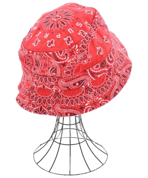 Supreme（シュプリーム）ハット 赤 サイズ:M/L メンズ/2200661446010