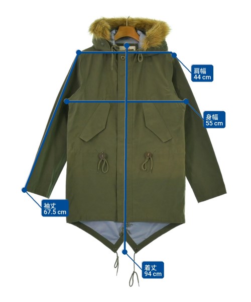 Supreme（シュプリーム）モッズコート カーキ サイズ:S メンズ/2200661331019