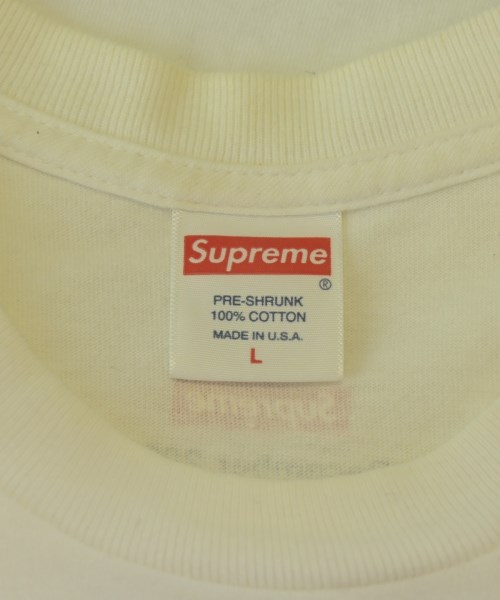 Supreme（シュプリーム）Tシャツ・カットソー 白 サイズ:L メンズ/2200661644058