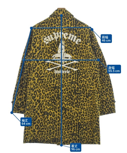 Supreme（シュプリーム）ステンカラーコート 黄 サイズ:M メンズ/2200661747018