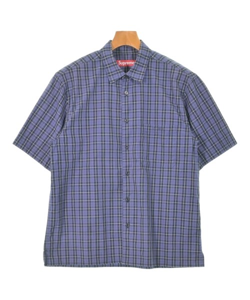 Supreme(シュプリーム)カジュアルシャツ 紺 サイズ:S/2200662061038
