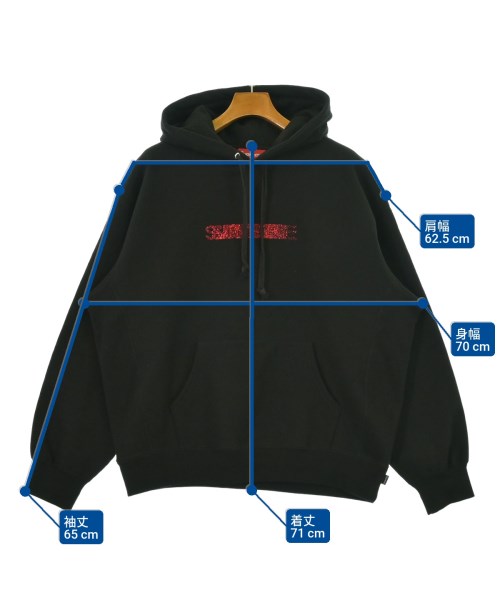Supreme（シュプリーム）パーカー 黒 サイズ:M メンズ/2200662174042
