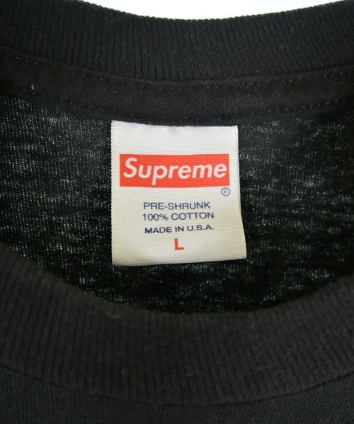 Supreme（シュプリーム）Tシャツ・カットソー 黒 サイズ:L メンズ/2200710303035