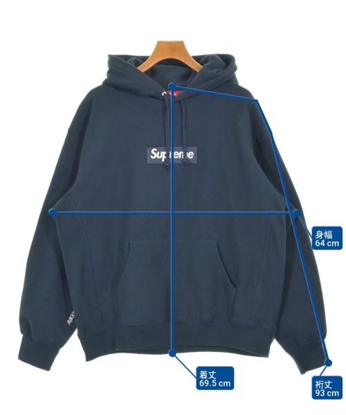 Supreme（シュプリーム）パーカー 紺 サイズ:L メンズ/2200710649010