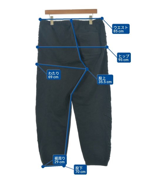 Supreme（シュプリーム）スウェットパンツ 黒 サイズ:M メンズ/2200707131207