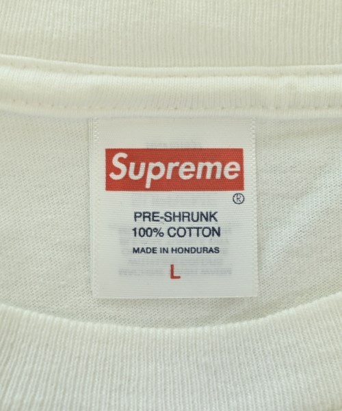 Supreme（シュプリーム）Tシャツ・カットソー 白 サイズ:L メンズ/2200710894021