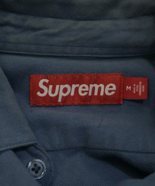 Supreme（シュプリーム）カジュアルシャツ 青 サイズ:M メンズ/2200710954015