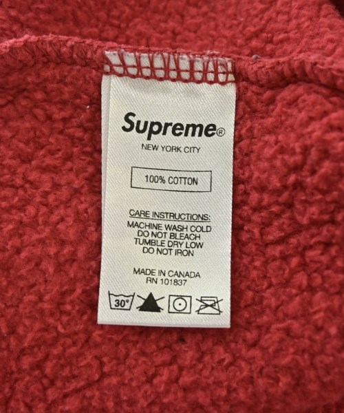 Supreme（シュプリーム）スウェット 赤 サイズ:L メンズ/2200711010031