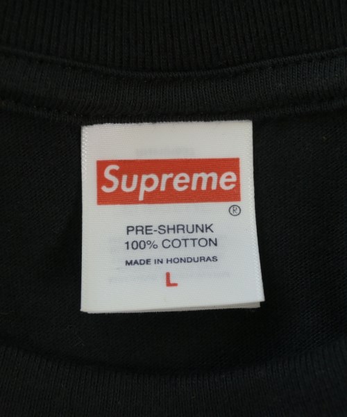 Supreme（シュプリーム）Tシャツ・カットソー 黒 サイズ:L メンズ/2200711061033