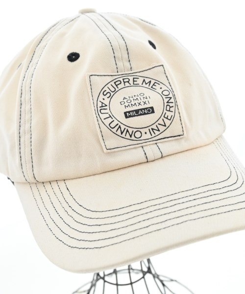 Supreme（シュプリーム）キャップ 白 サイズ:- メンズ/2200711061088