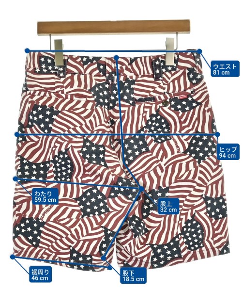 Supreme（シュプリーム）ショートパンツ 白 サイズ:30(M位) メンズ/2200712097031