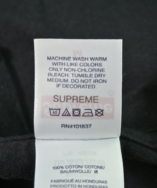 Supreme（シュプリーム）Tシャツ・カットソー 黒 サイズ:M メンズ/2200712940085
