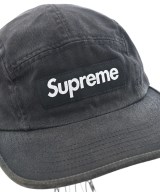Supreme（シュプリーム）キャップ 黒 サイズ:58cm メンズ/2200713405019