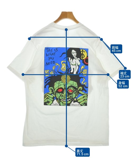 Supreme（シュプリーム）Tシャツ・カットソー 白 サイズ:M メンズ/2200713405040