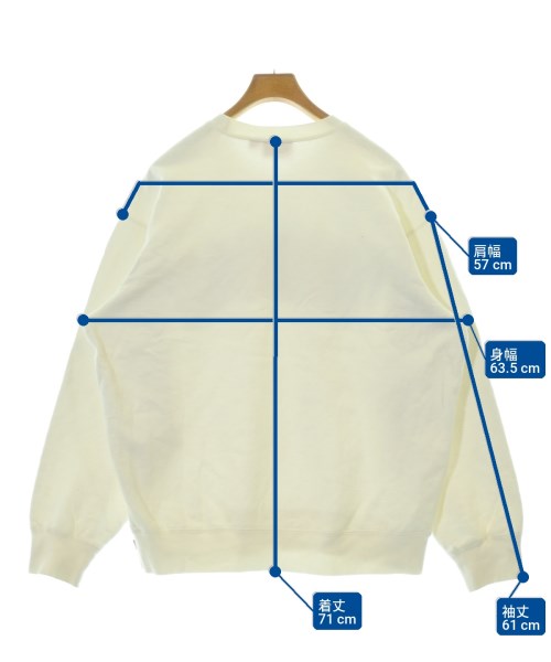 Supreme（シュプリーム）スウェット 白 サイズ:L メンズ/2200713468021