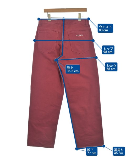 Supreme（シュプリーム）ショートパンツ 赤 サイズ:30(XL位) メンズ/2200713877038