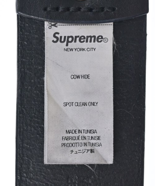 Supreme（シュプリーム）ベルト 黒 サイズ:- メンズ/2200713877045
