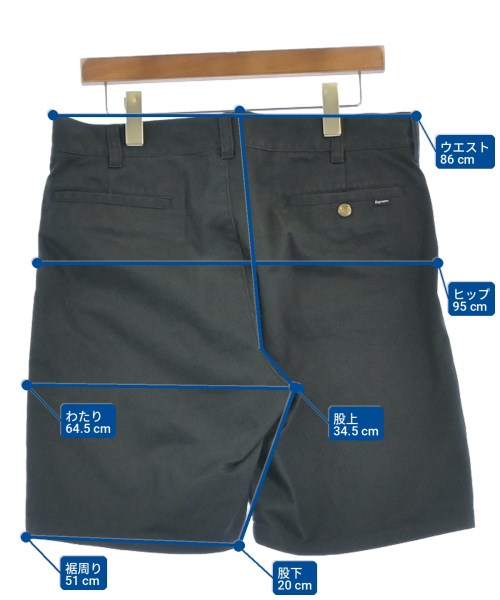 Supreme（シュプリーム）ショートパンツ 黒 サイズ:32(L位) メンズ/2200710763136
