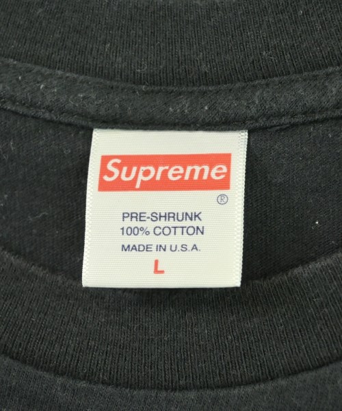 Supreme（シュプリーム）Tシャツ・カットソー 黒 サイズ:L メンズ/2200714719016
