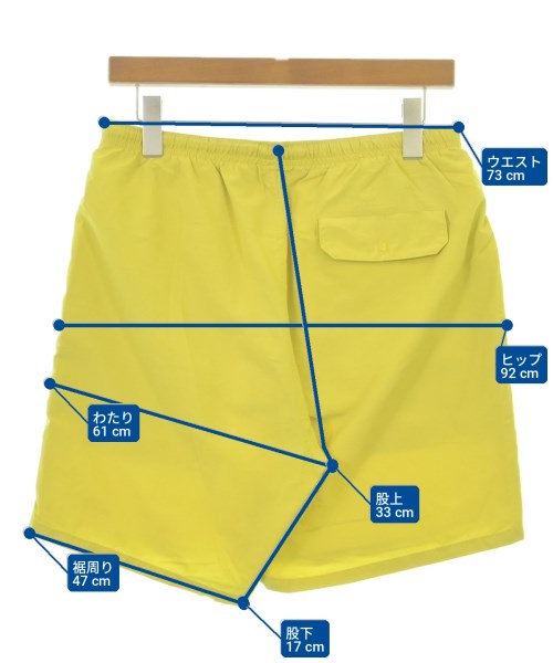 Supreme（シュプリーム）ショートパンツ 黄 サイズ:S メンズ/2200714849249