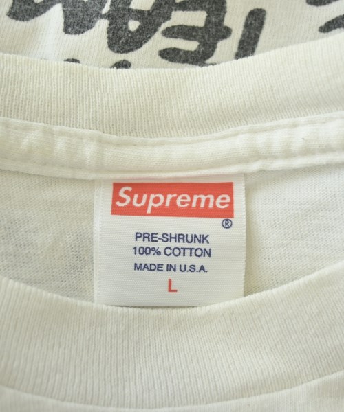 Supreme（シュプリーム）Tシャツ・カットソー 白 サイズ:L メンズ/2200708313107