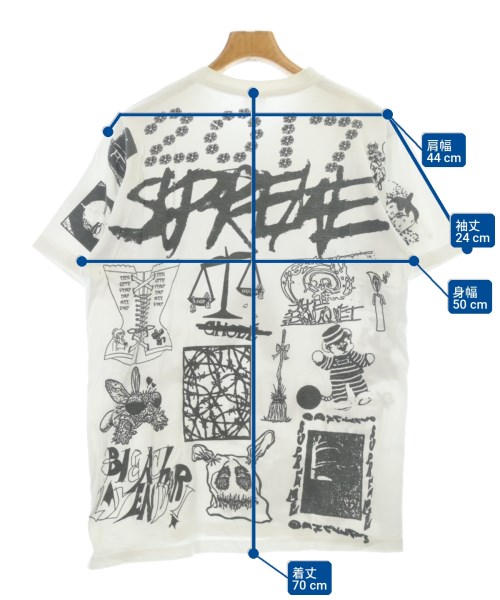 Supreme（シュプリーム）Tシャツ・カットソー 白 サイズ:L メンズ/2200708313138