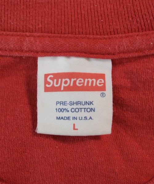 Supreme（シュプリーム）Tシャツ・カットソー 赤 サイズ:L メンズ/2200708313220