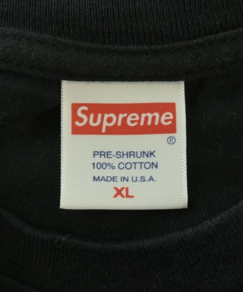 Supreme（シュプリーム）Tシャツ・カットソー 黒 サイズ:XL メンズ/2200715862094
