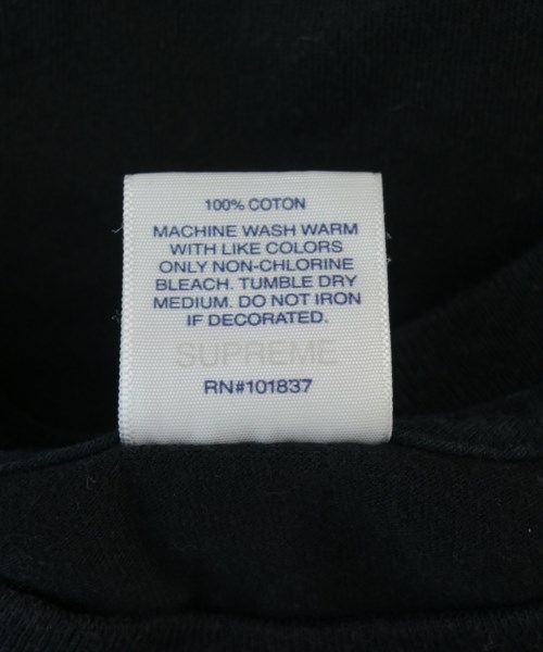Supreme（シュプリーム）Tシャツ・カットソー 黒 サイズ:XL メンズ/2200715862124