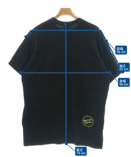 Supreme（シュプリーム）Tシャツ・カットソー 黒 サイズ:XL メンズ/2200715862124
