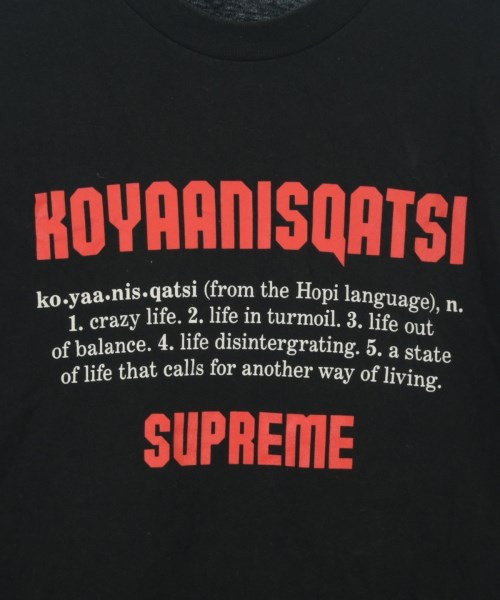 Supreme（シュプリーム）Tシャツ・カットソー 黒 サイズ:XL メンズ/2200715862131