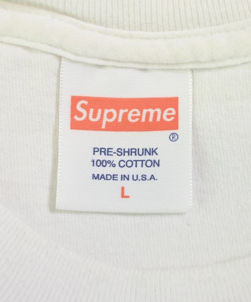 Supreme（シュプリーム）Tシャツ・カットソー 白 サイズ:L メンズ/2200715550199