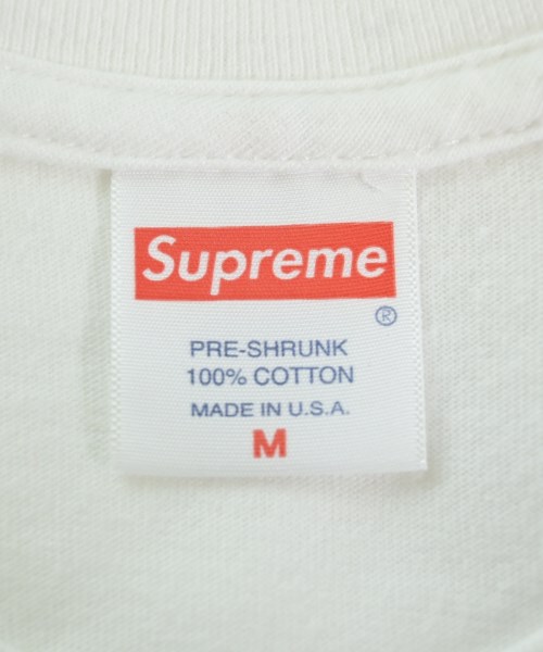 Supreme（シュプリーム）Tシャツ・カットソー 白 サイズ:M メンズ/2200716403050