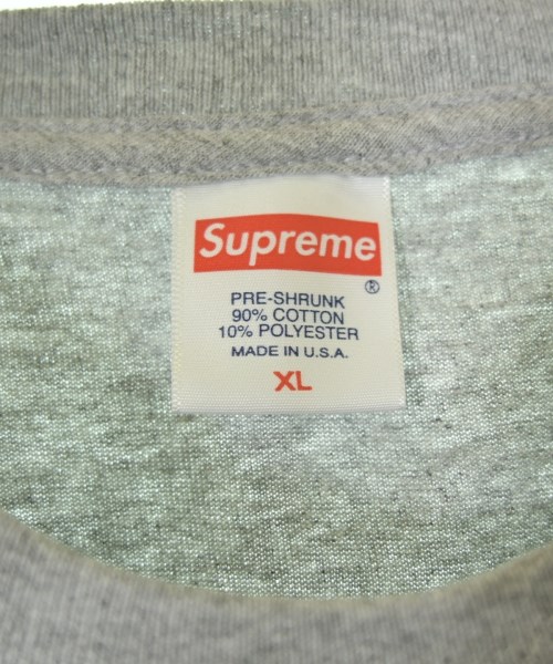 Supreme（シュプリーム）Tシャツ・カットソー グレー サイズ:XL メンズ/2200716442028