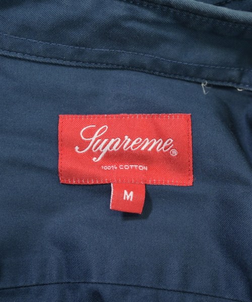 Supreme（シュプリーム）カジュアルシャツ 紺 サイズ:M メンズ/2200716495062